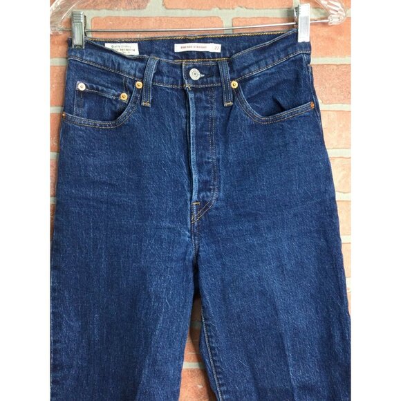 Levi's Blue Straight Leg Jeans Classic Style - Picture 2 of 8